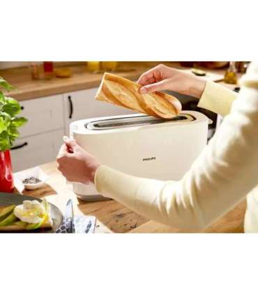 Philips Toaster HD2590/00 Daily Collection Power 870-1030 W Number of slots 2 Housing material Plastic White