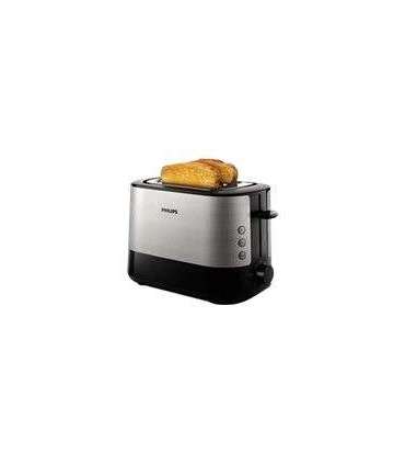 Philips Toaster HD2637/90 Viva Collection Number of slots 2 Housing material  Metal/Plastic Black