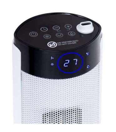 Adler Tower Fan Heater with Humidifier AD 7730 Ceramic 2200 W Number of power levels 2 Suitable for rooms up