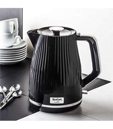 TEFAL Kettle KO250830 Electric 2400 W 1.7 L Plastic 360° rotational base Black