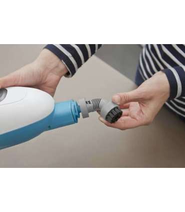 BLACK & DECKER Steam mop FSMH13E10-QS Power 1300 W Water tank capacity 0.38 L White/Blue