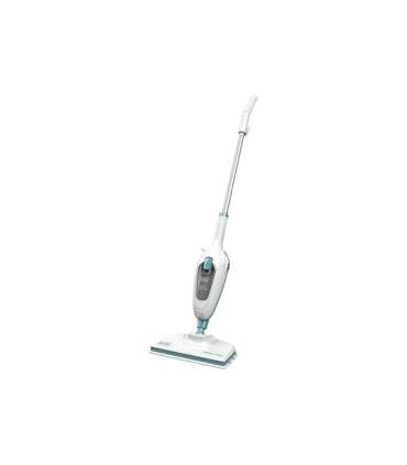 BLACK & DECKER Steam mop FSMH13E10-QS Power 1300 W Water tank capacity 0.38 L White/Blue