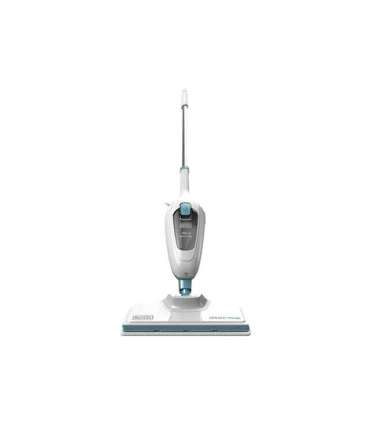 BLACK & DECKER Steam mop FSMH13E10-QS Power 1300 W Water tank capacity 0.38 L White/Blue