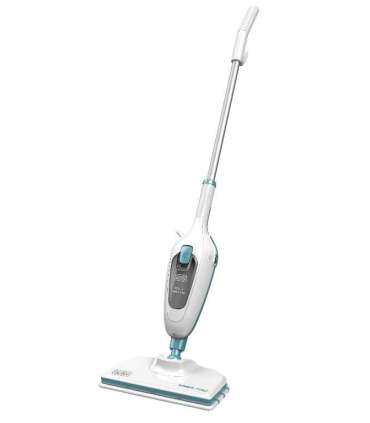 BLACK & DECKER Steam mop FSMH13E10-QS Power 1300 W Water tank capacity 0.38 L White/Blue