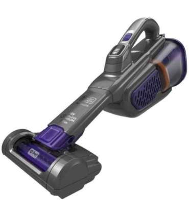 BLACK & DECKER Vacuum Cleaner BHHV520BFP-QW Cordless operating 18 V Black/Purple