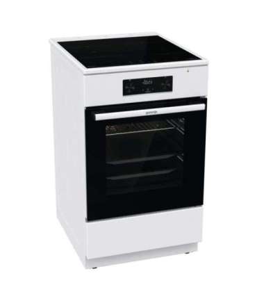 Gorenje Cooker GEIT5C60WPG Hob type Induction Oven type Electric White Width 50 cm Grilling Depth 59.4