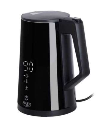 Adler Kettle AD 1345b Electric 2200 W 1.7 L Stainless steel 360° rotational base Black