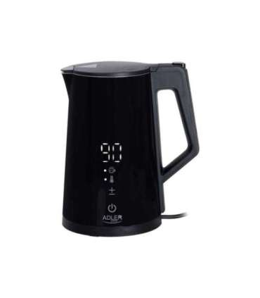 Adler Kettle AD 1345b Electric 2200 W 1.7 L Stainless steel 360° rotational base Black