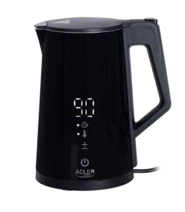 Adler Kettle AD 1345b Electric 2200 W 1.7 L Stainless steel 360° rotational base Black