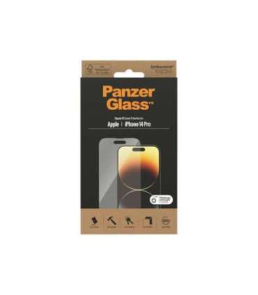 PanzerGlass Screen protector Apple iPhone 14 Pro Glass Transparent Classic Fit