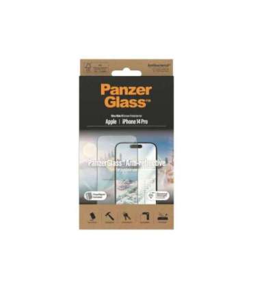 PanzerGlass Screen protector Apple iPhone 14 Pro Glass Clear Ultra-Wide Fit Easy installation Privacy