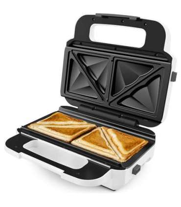 TEFAL Wafle Maker Snack XL SW701110 850 W Number of pastry 2 Belgium White/Grey