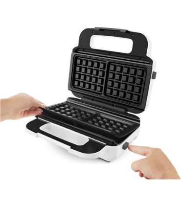 TEFAL Wafle Maker Snack XL SW701110 850 W Number of pastry 2 Belgium White/Grey