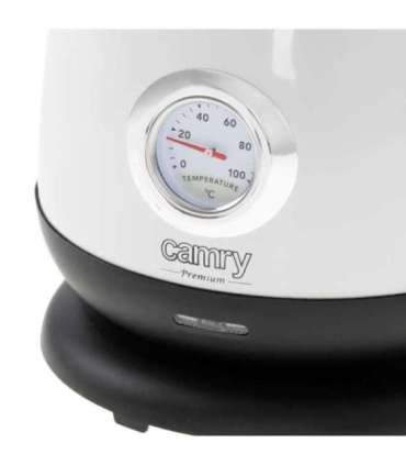 Camry Kettle with a thermometer CR 1344 Electric 2200 W 1.7 L Stainless steel 360° rotational base |