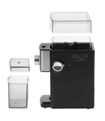 Adler Coffee Grinder AD 4448 300 W Coffee beans capacity 250 g Number of cups 12 per container pc(s) Black
