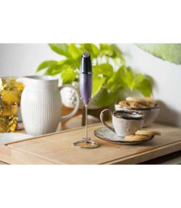 Adler Milk frother with a stand AD 4499 Milk frother Black/Purple