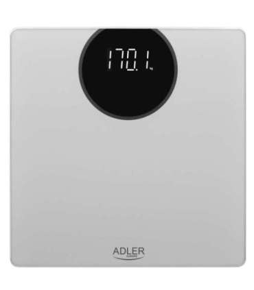 Adler Bathroom scale AD 8175 Maximum weight (capacity) 180 kg Accuracy 100 g Silver