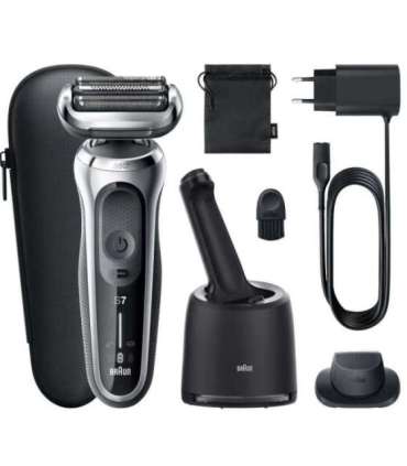 Braun Shaver 71-S7200cc Operating time (max) 50 min Wet & Dry Silver/Black