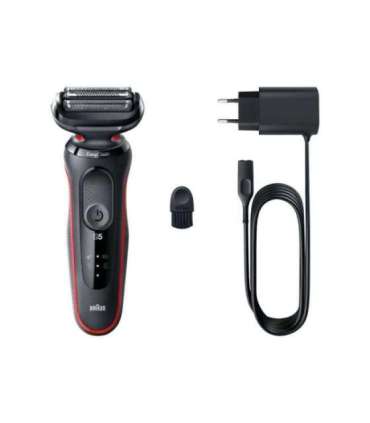 Braun Shaver 51-R1000s Operating time (max) 50 min Wet & Dry Black/Red