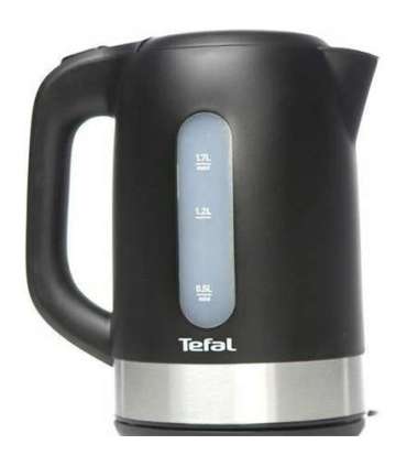 TEFAL Kettle KO330830 Electric 2400 W 1.7 L Plastic 360° rotational base Black