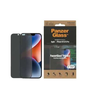 PanzerGlass Screen protector Apple iPhone 14/13/13 Pro Glass Black Ultra-Wide Fit Privacy