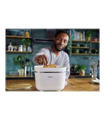 Philips Toaster HD2640/10 Eco Conscious Edition Power 830 W Number of slots 2 Housing material 100% Bio-based