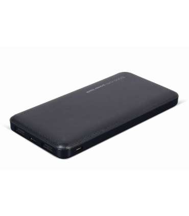 Gembird Power Bank PB10-02 10000 mAh 2 x USB-AF Black