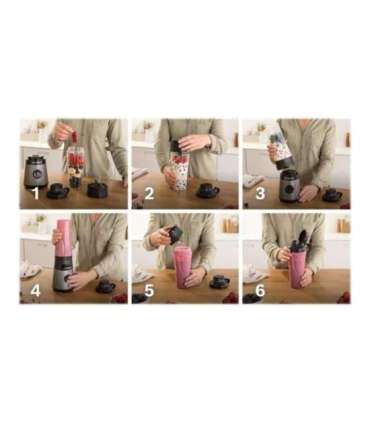 Bosch VitaPower ToGo Smoothie Maker MMB2111S Tabletop 450 W Jar material Tritan Jar capacity 0.6 L Ice