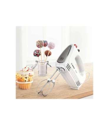 Bosch Hand Mixer MFQ22100 CleverMixx Hand Mixer 375 W Number of speeds 4 Turbo mode White/Dark Grey