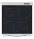 INDESIT Cooker IS67V8CHW/E Hob type Vitroceramic Oven type Electric White Width 60 cm Grilling Depth 60