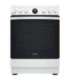 INDESIT Cooker IS67V8CHW/E Hob type Vitroceramic Oven type Electric White Width 60 cm Grilling Depth 60