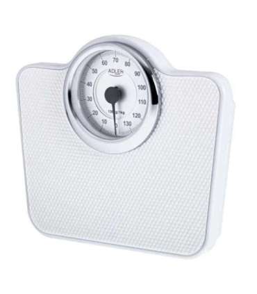 Adler Mechanical Bathroom Scale AD 8180 Maximum weight (capacity) 136 kg Accuracy 1000 g White