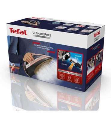 TEFAL Steam Iron FV9845 Steam Iron 3200 W Water tank capacity 350 ml Continuous steam 60 g/min Black/Rose