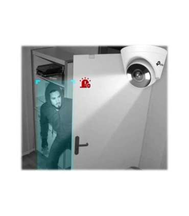 TP-LINK VIGI 4MP Full-Color Wi-Fi Turret Network Camera VIGI C440-W Dome 4 MP 4 mm H.265+/H.265/H.264+/H.264