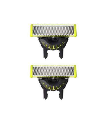 Philips OneBlade Replacement blade, 2 pcs QP420/50 Black/Green