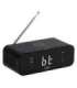 Adler Alarm Clock with Wireless Charger AD 1192B Alarm function AUX in Black