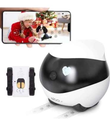 Enabot EBO SE Robot IP Camera Compact N/A MP N/A 16GB external memory, support 256GB at maximum White