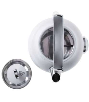 Adler Kettle with a Thermomete AD 1346w Electric 2200 W 1.7 L Stainless steel 360° rotational base |