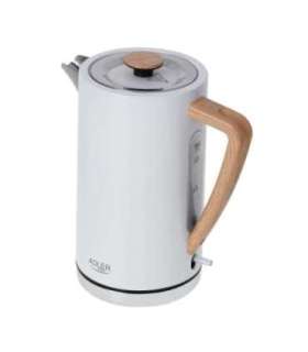 Adler Kettle AD 1347w Electric 2200 W 1.5 L Stainless steel 360° rotational base White