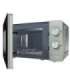 Gorenje Microwave Oven MO20E1S Free standing 20 L 800 W Silver