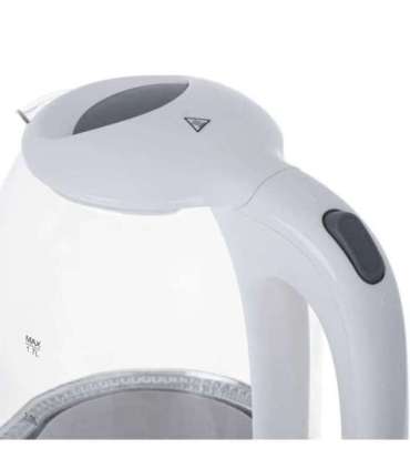 Mesko Kettle MS 1302w Electric 2200 W 1.7 L Glass 360° rotational base White