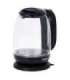 Mesko Kettle MS 1302b Electric 2200 W 1.7 L Glass 360° rotational base Black