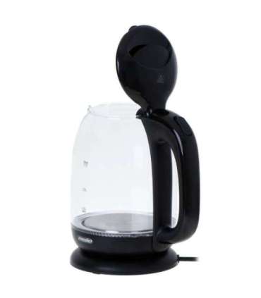 Mesko Kettle MS 1302b Electric 2200 W 1.7 L Glass 360° rotational base Black