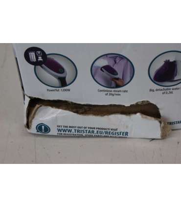 SALE OUT. Tristar ST-8916 Handheld Garment Steamer, 1200W, water tank capacity 0,26L, Continuous steam 20 g/min.,