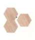 Nanoleaf|Elements Wood Look Hexagons Expansion Pack (3 panels)|Cool White + Warm White
