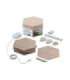 Nanoleaf|Elements Wood Look Hexagons Starter Kit (7 panels)|Cool White + Warm White