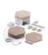 Nanoleaf|Elements Wood Look Hexagons Starter Kit (7 panels)|Cool White + Warm White