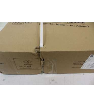 SALE OUT. DIGITUS Mobile workstation with individual height adjustment, DAMAGED PACKAGING Mobile workstation with