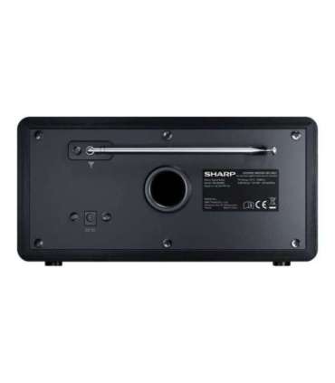 Sharp DR-450(BK) Digital Radio, FM/DAB/DAB+, Bluetooth 4.2, Alarm function, Midnight Black Sharp Digital Radio |