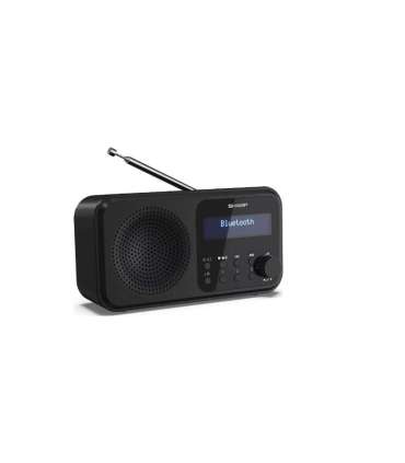 Sharp DR-P420(BK) Tokyo Portable Digital Radio, FM/DAB/DAB+, Bluetooth 5.0, USB or Battery Powered, Midnight Black |